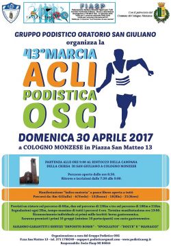 Cologno Monzese 30 Aprile 2017