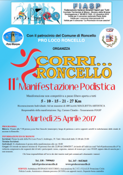 Corri Roncello 2017